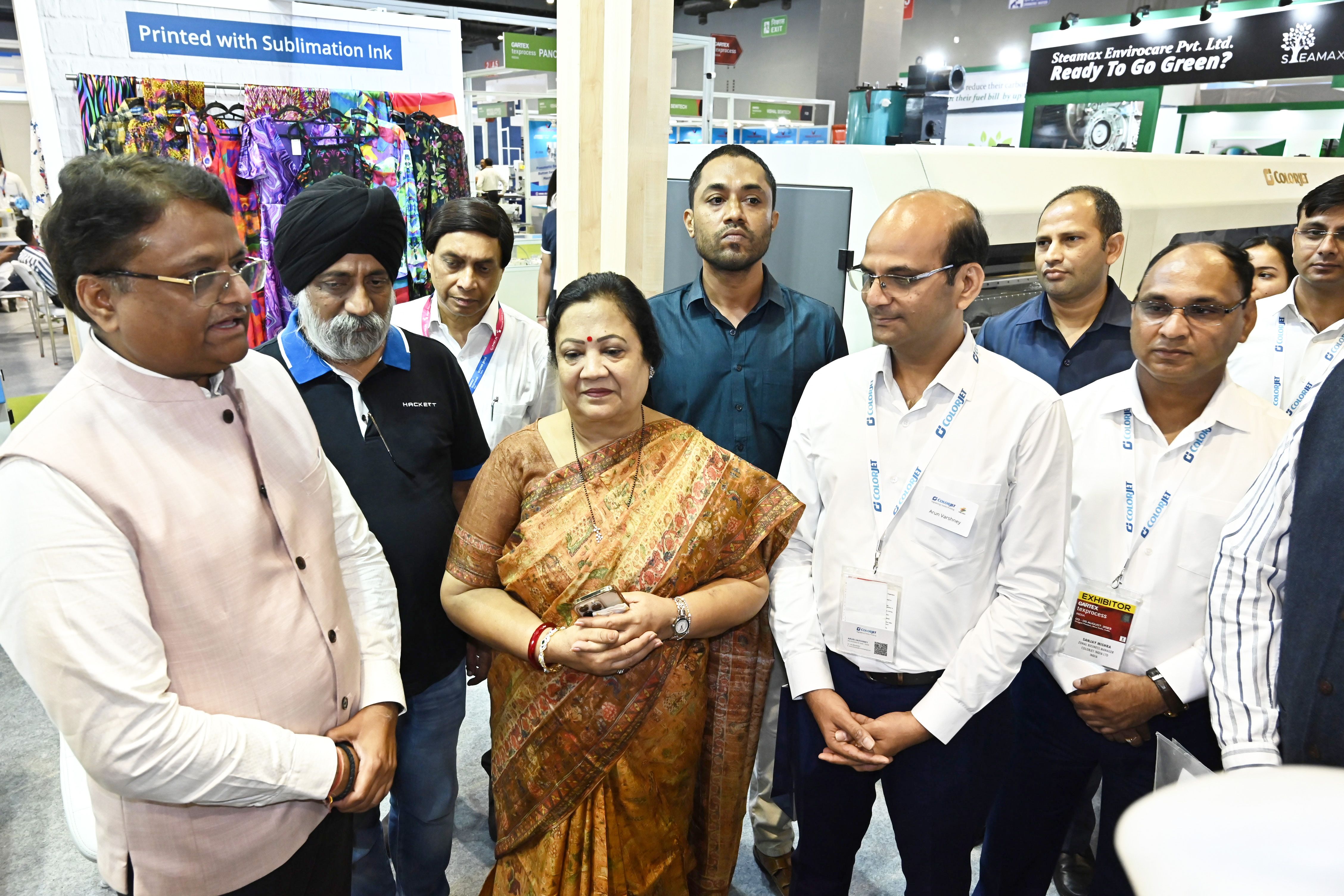 ColorJet’s Innovations in Textile Printing Take Center Stage at Gartex Texprocess India 2023