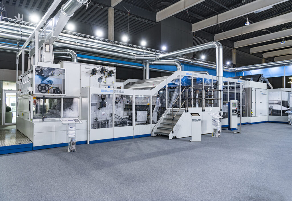 DiloGroup receives complete Nonwoven Needling Line  for Hygiene Materials in the United States