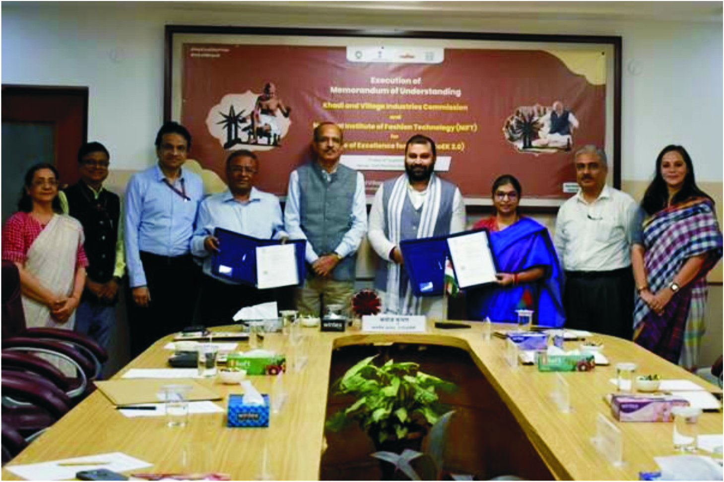 KVIC-NIFT signed the ‘Centre of Excellence for Khadi-2.0’ (CoEK-2.0)